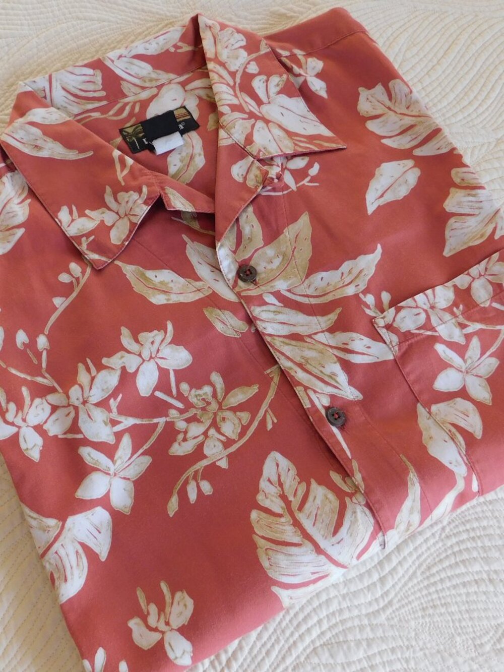 VTG Patagonia Pataloha Hawaiian Aloha Tiki button up camp shirt XL Father's Day